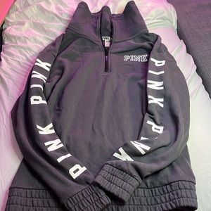 Victoria Secret PINK Quarter Zip Sweater